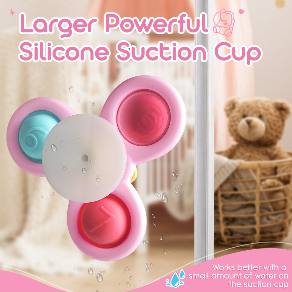 ALASOU suction cups on flat surface enabling fast spins