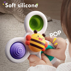 ALASOU travel-friendly spinner on a desk provides calm distraction.