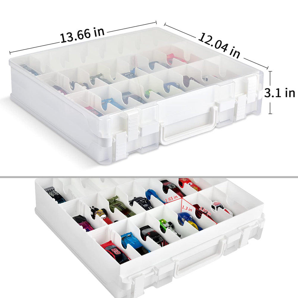 ALCYON adjustable dividers adapt to different toy sizes