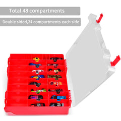 ALCYON side one open display shows adjustable dividers for flexible organization