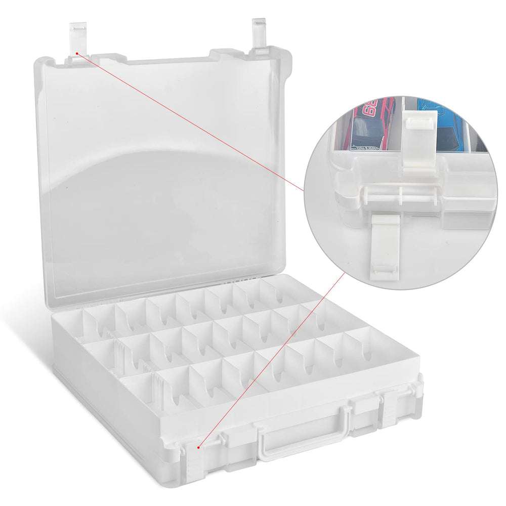 ALCYON travel-friendly case helps organize cars and dolls on the go