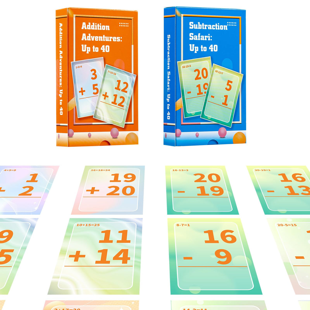 Alened flash cards front and back for self-check learning.