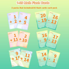 Alened math facts 1–20 support quick computation practice.