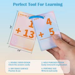 Alened durable, reusable cards for classroom or home use.