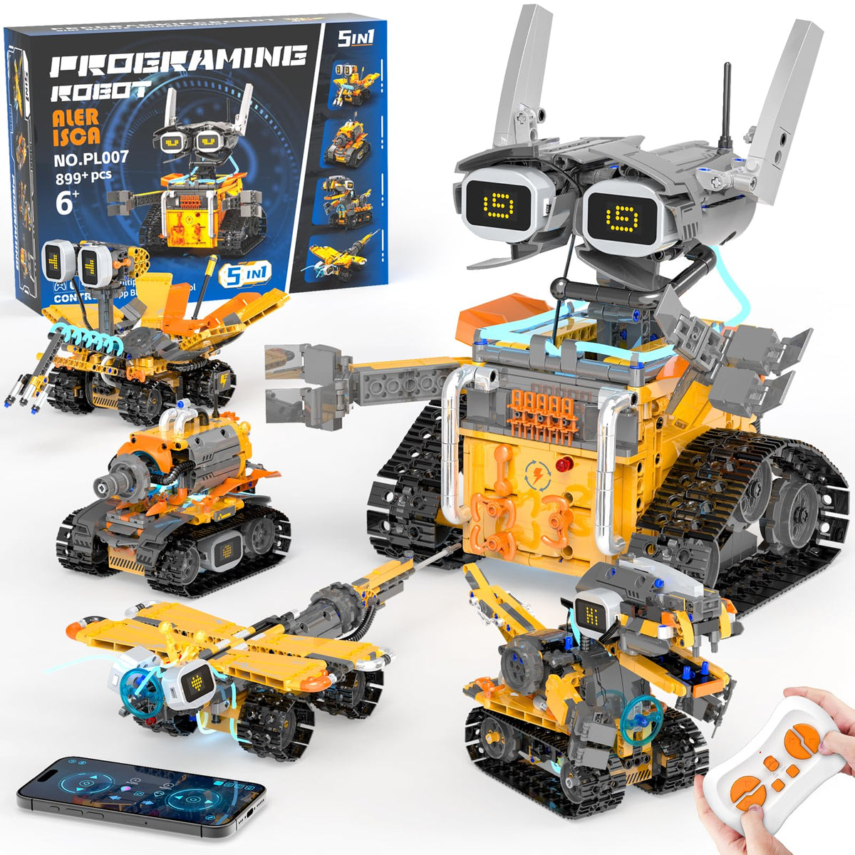 Alerisca 5in1 STEM robot kit box ready for hands on learning