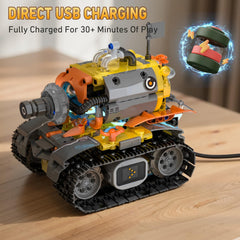 Alerisca 5in1 STEM robot kit assembly guide demonstrates step-by-step building.