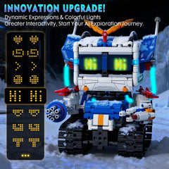 Alerisca B-model mecha tank construction encourages critical thinking during builds