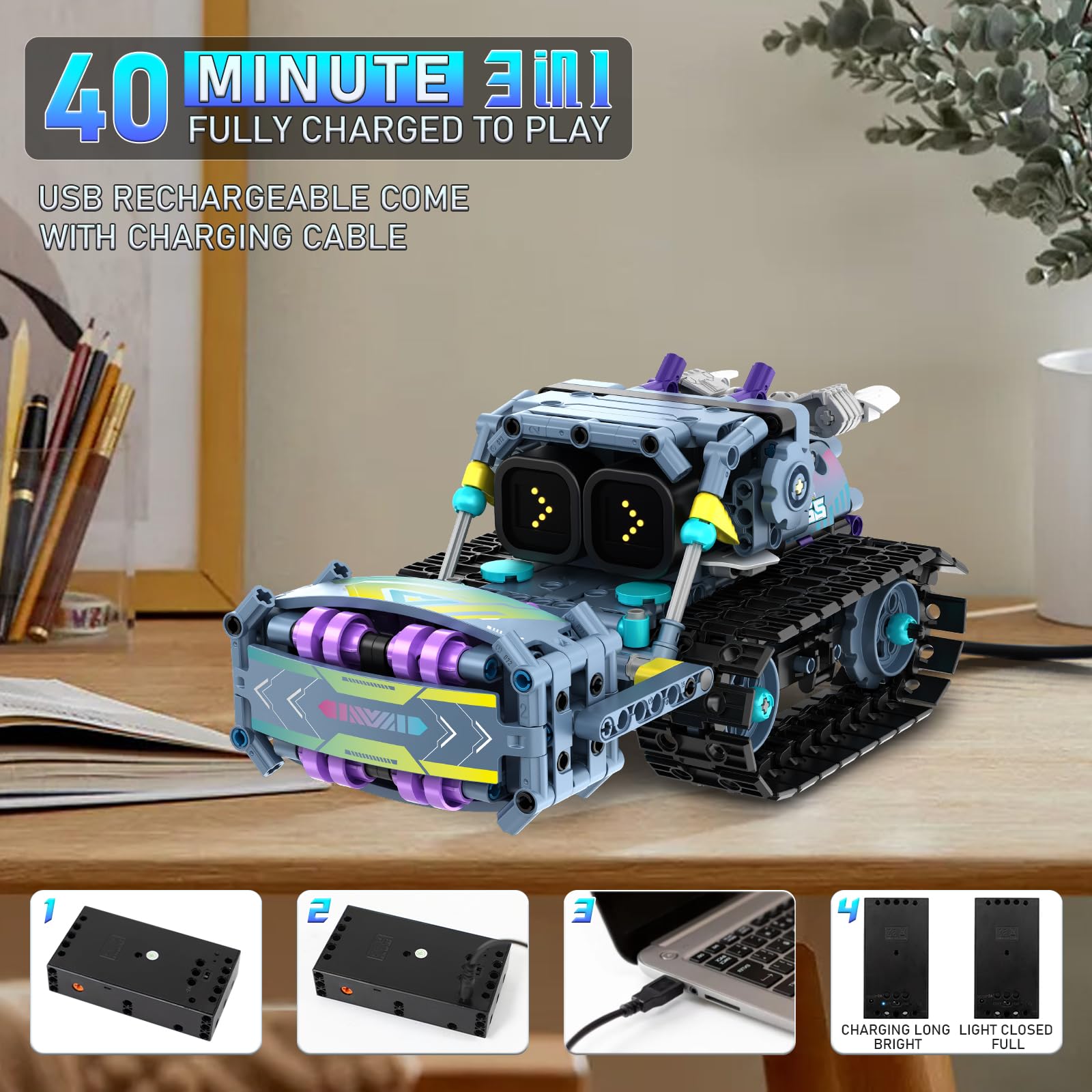 Alerisca STEM robot app interface highlights kid-friendly controls