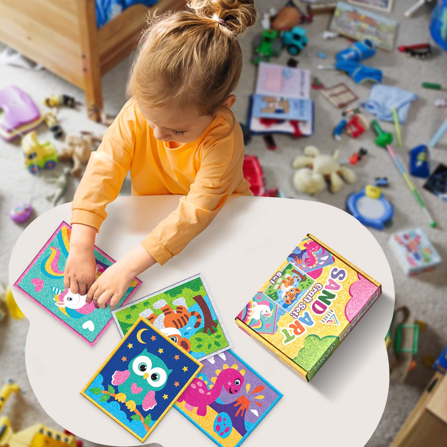 ALEXES Mosaic Set Materials ensure durable, long-lasting finished art.