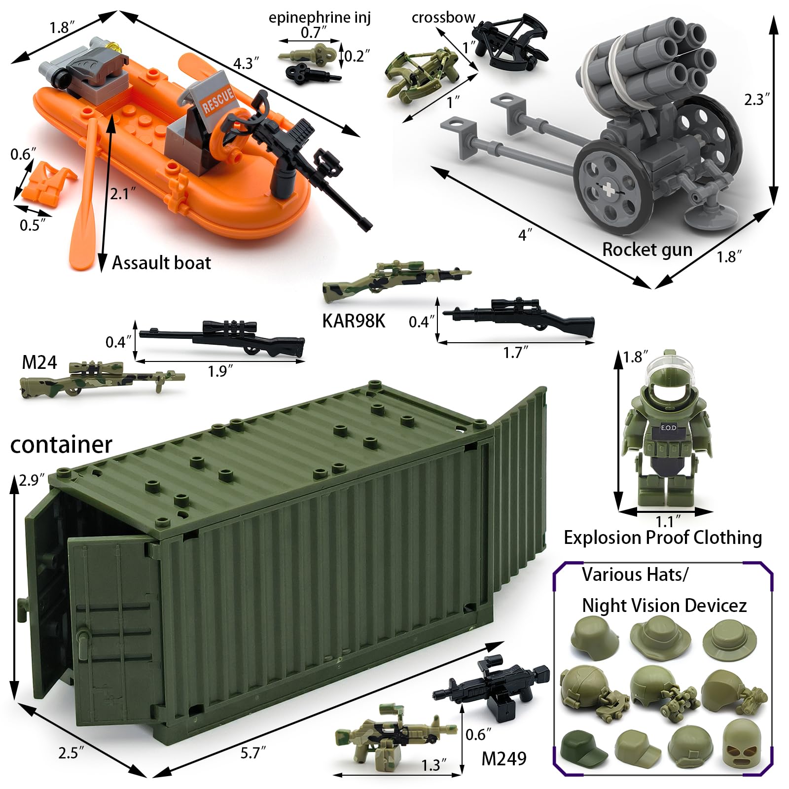 ALEYOOTECHE sand bags and shields for tactical defense setups