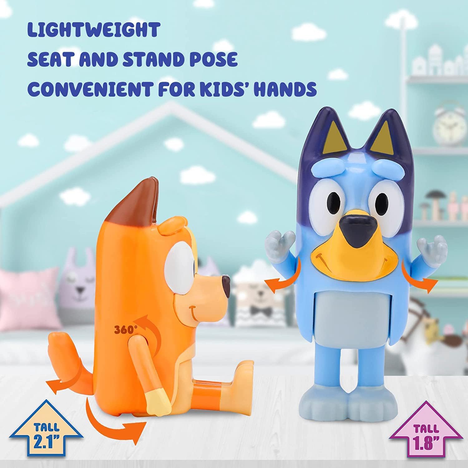 Alhy Wolfs figures close-up detailing expressive features for realistic play