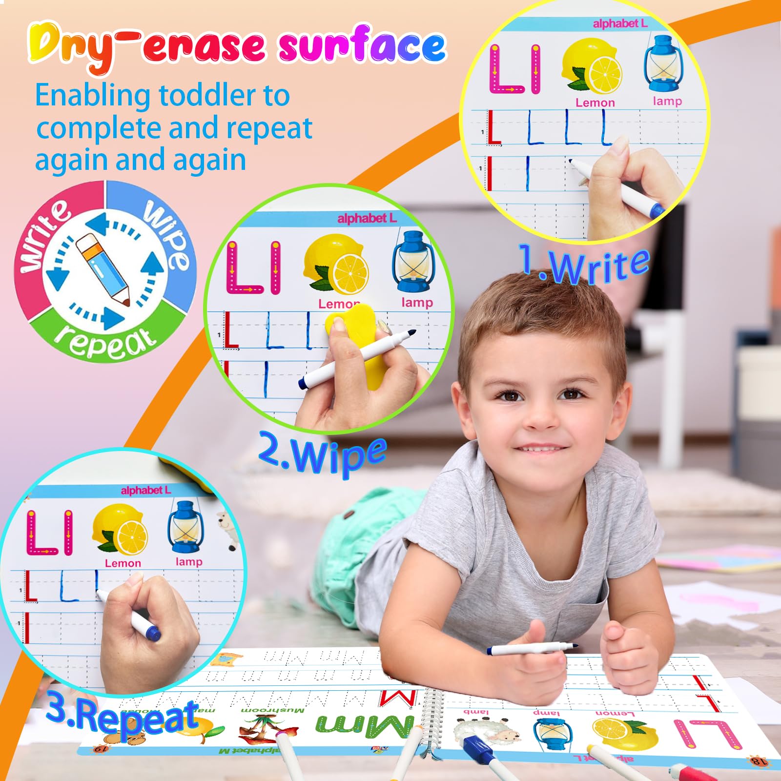 ALIANFLY 13 activities layout showing learning tasks for toddlers