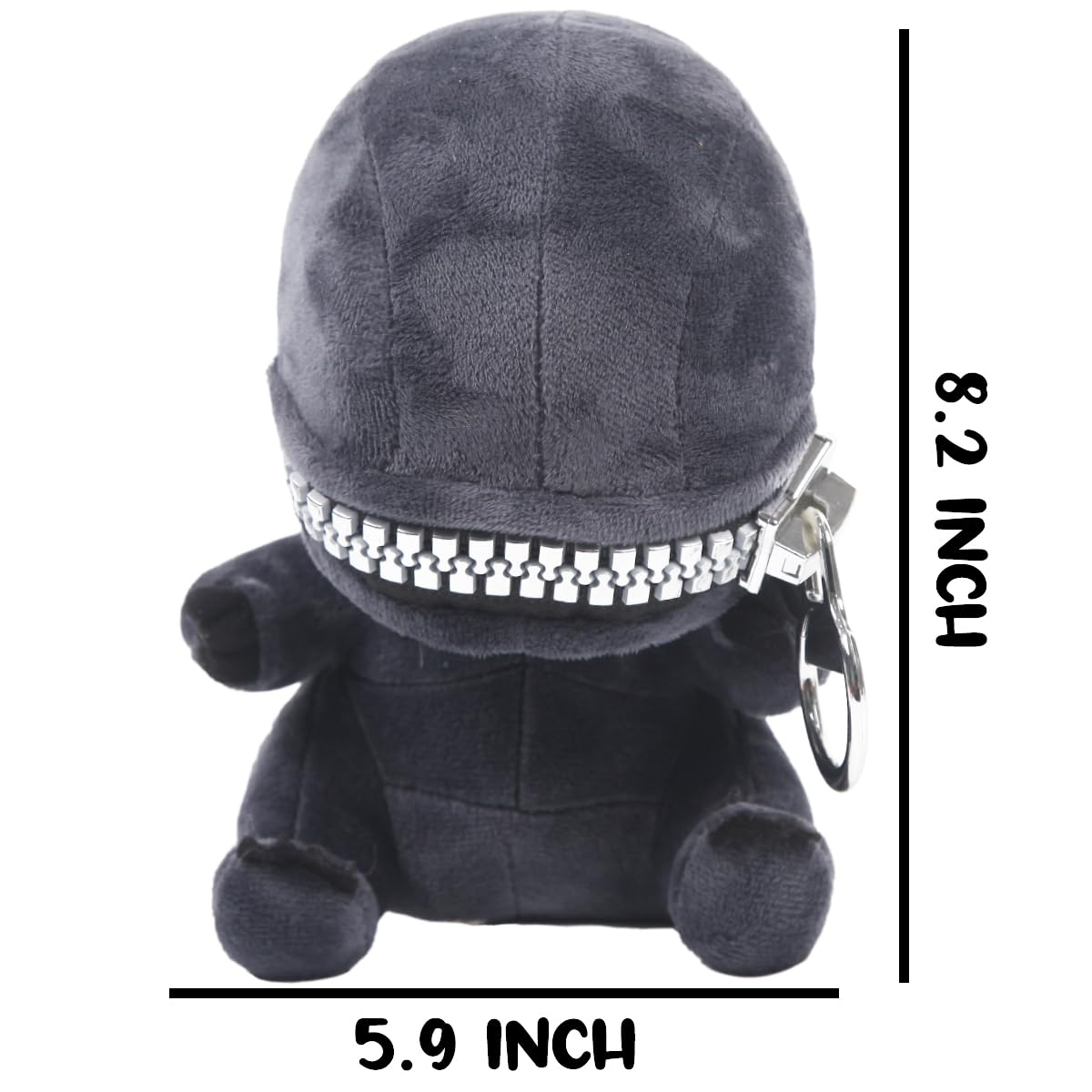 Alien Plush Xenomorph side view 40cm highlights detailed stitching for collectors