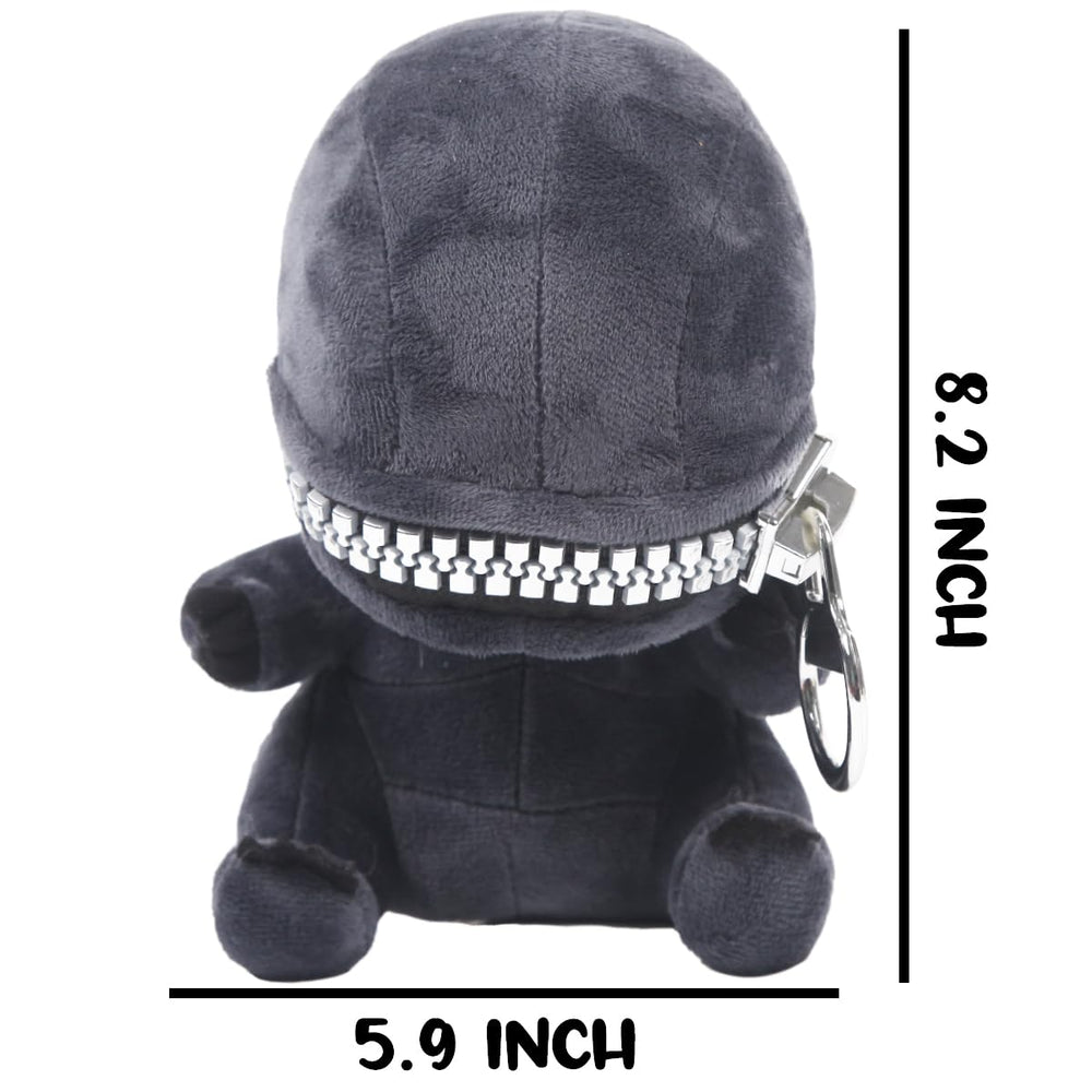 Alien Plush Xenomorph side view 40cm highlights detailed stitching for collectors