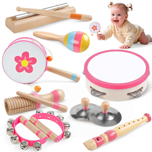Aliex pink-toddler-musical-instruments-set for early exploration