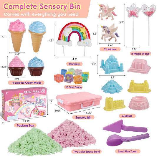Aliex Unicorn castle molds for imaginative castle-building play.