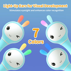 alilo Smarty Bunny light-up ears promote visual stimulation and tracking