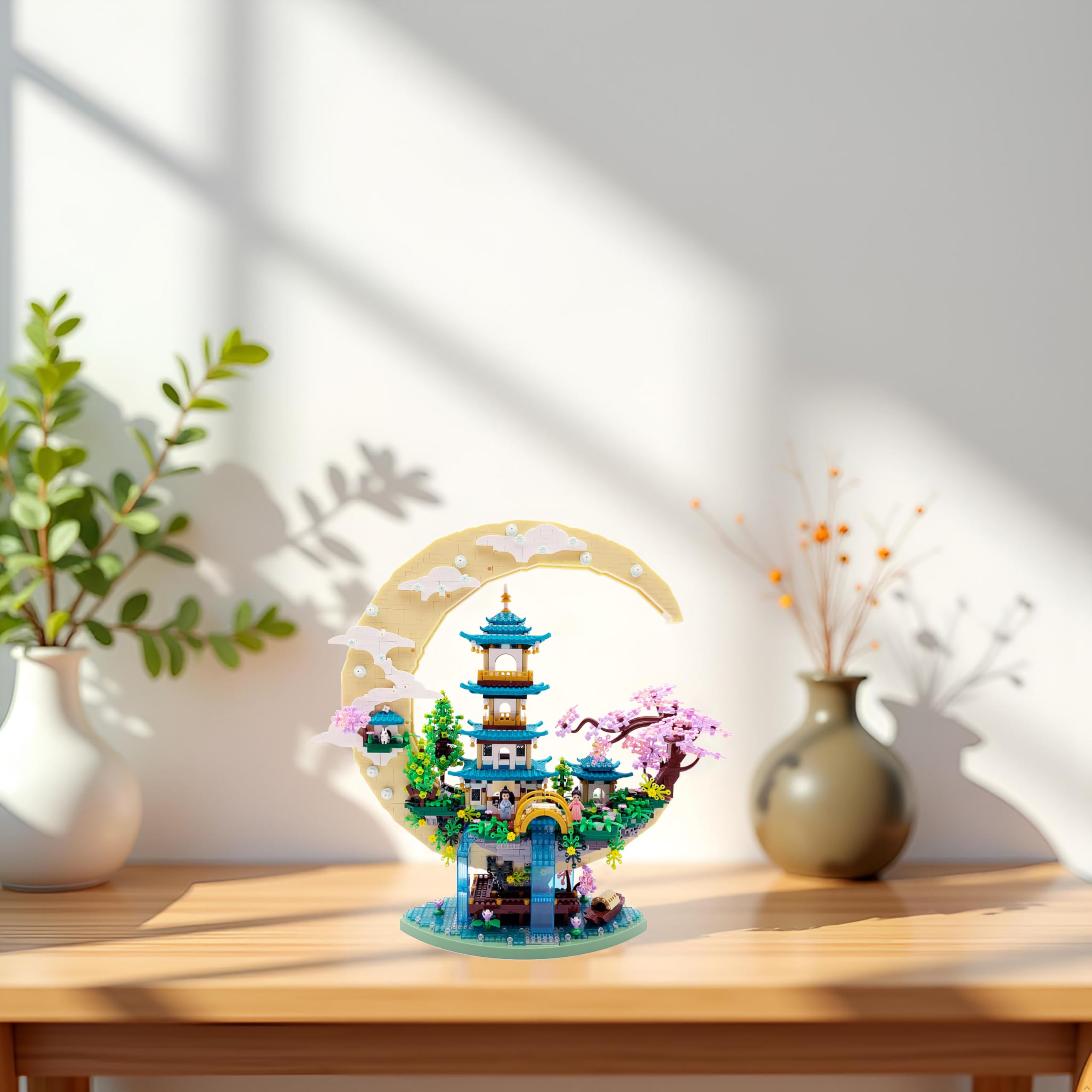 Alizdd cherry blossom bonsai tree 3D card, a vivid gift-ready keepsake.