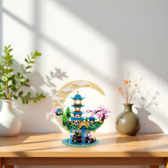 Alizdd cherry blossom bonsai tree 3D card, a vivid gift-ready keepsake.