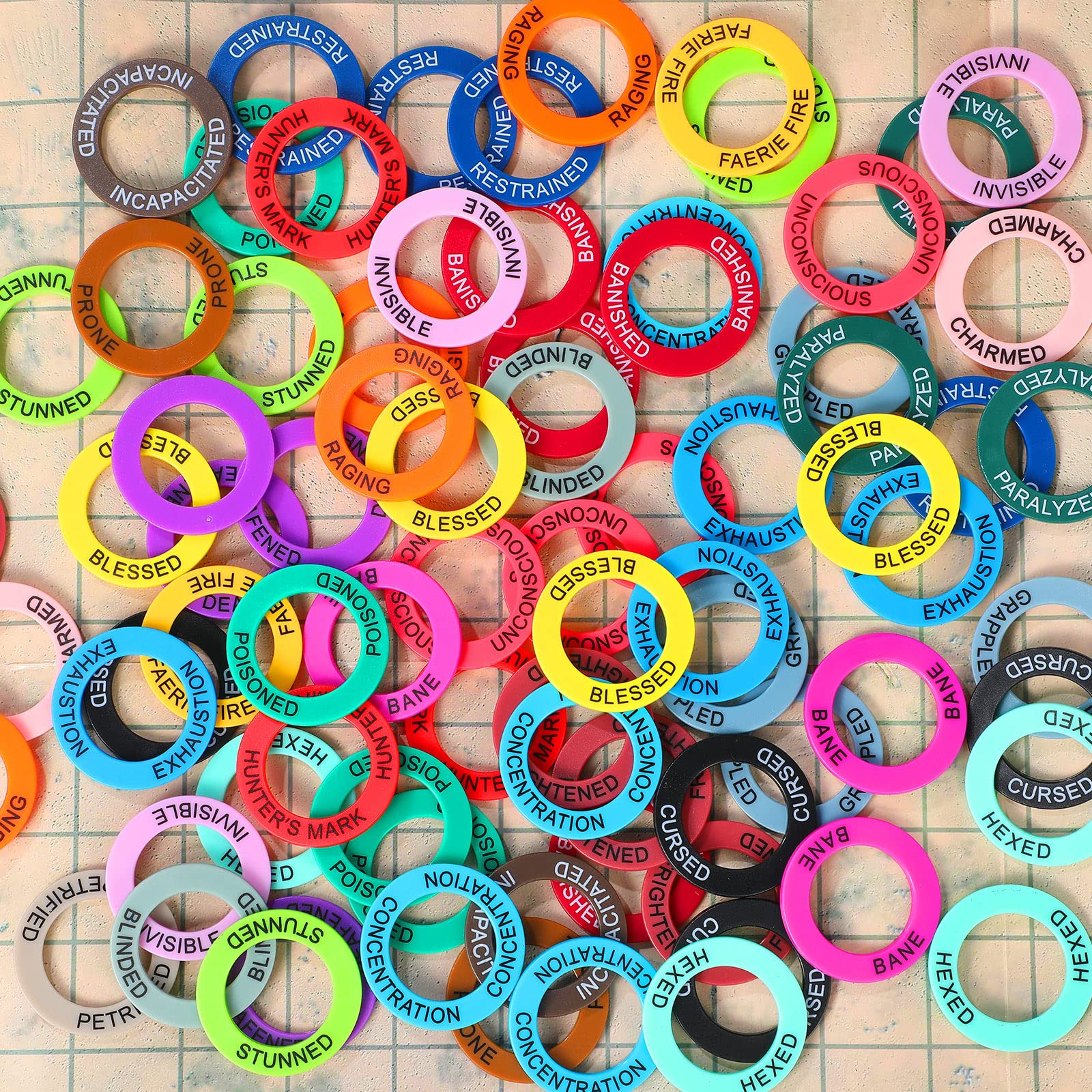 ALIZERO foam storage box keeps 24 rings organized and prevent mixing
