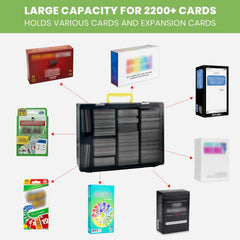ALKOO 2200+ large storage box with lid open and accessible interior