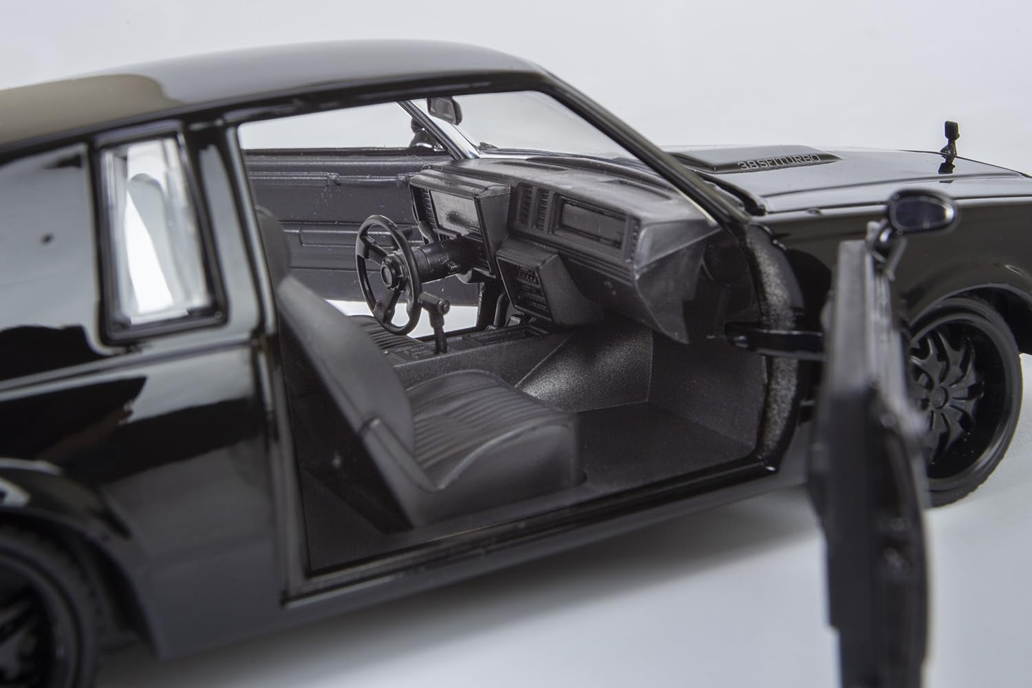 All Star Toys 1987 Regal hood open view highlighting engine realism