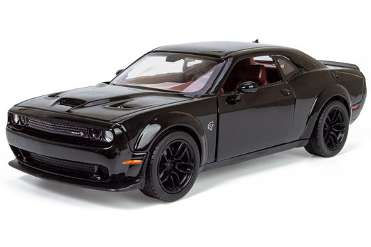 All Star Toys Challenger Hellcat Widebody red interior for vivid contrast.