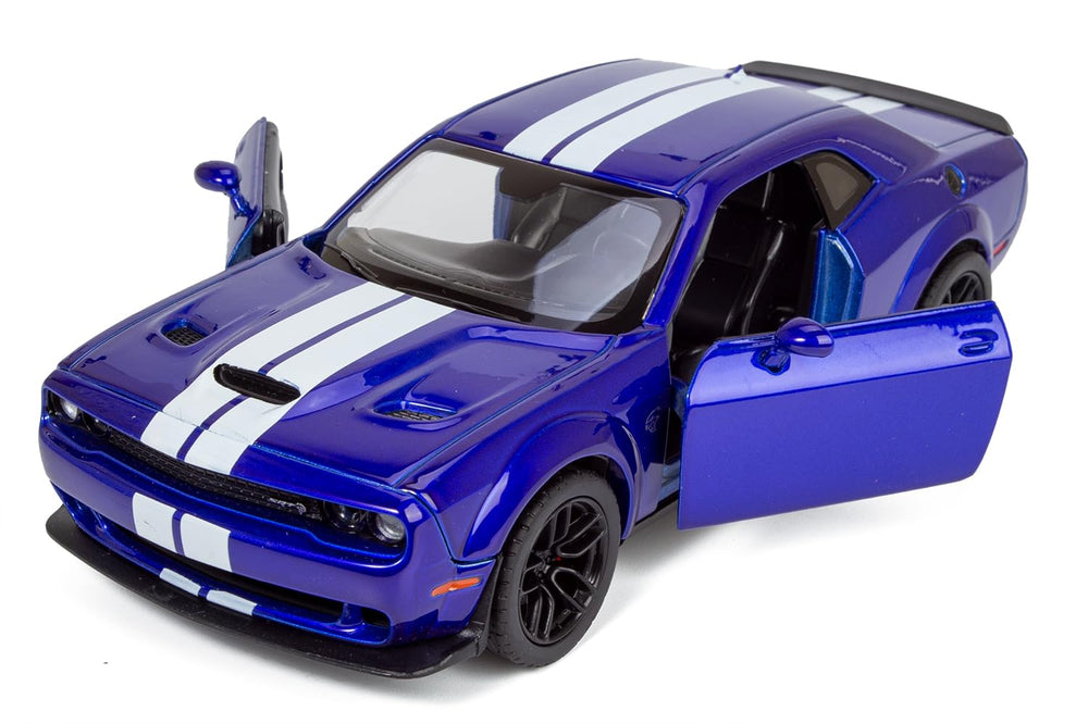 All Star Toys 2018 Challenger SRT Hellcat Indigo Blue glossy finish captures premium look
