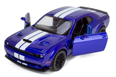 All Star Toys 2018 Challenger SRT Hellcat Indigo Blue glossy finish captures premium look