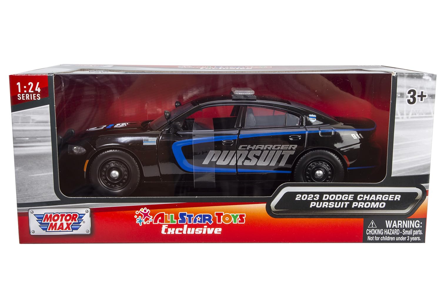 All Star Toys Charger Enforcer display-ready model for gifting and collection