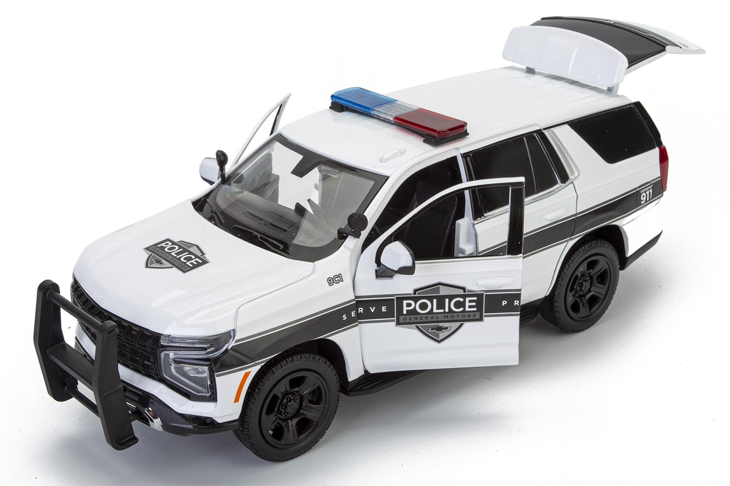All Star Toys 2025 Tahoe PPV diecast side view emphasizes profiling and door line accuracy