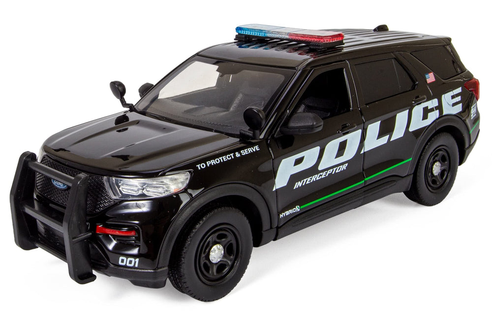 All Star Toys police interceptor rear view highlighting decals and features