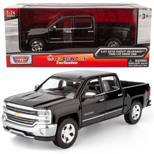 All Star Toys Silverado 2018 front view with chrome trim for display.