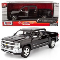 All Star Toys Silverado 2018 front view with chrome trim for display.