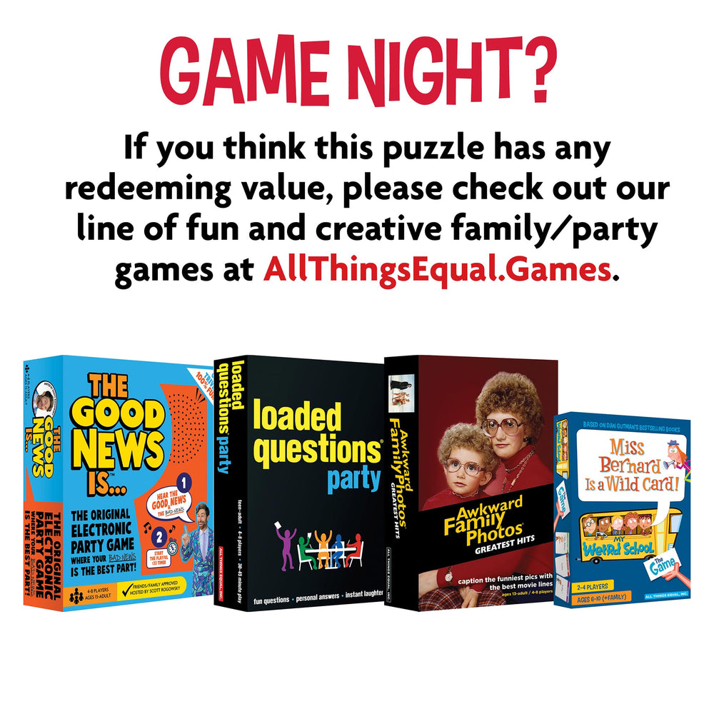 Loaded Questions Party fosters shared laughs during family game night.