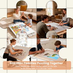 ALL4JIG durable recyclable ABS plastic supports eco friendly puzzle time