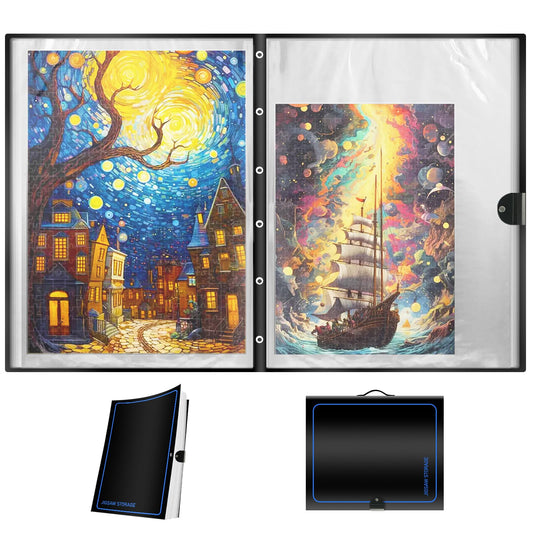 ALL4JIG Extra Large Folder front view shows durable storage for organized puzzles.