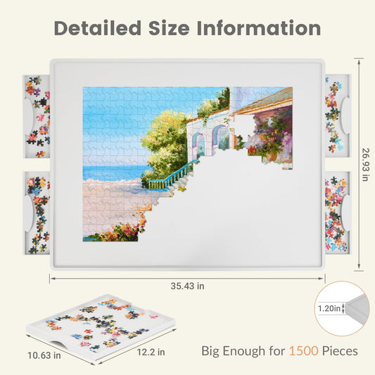 ALL4JIG four drawers puzzle organization keeps pieces sorted during sessions