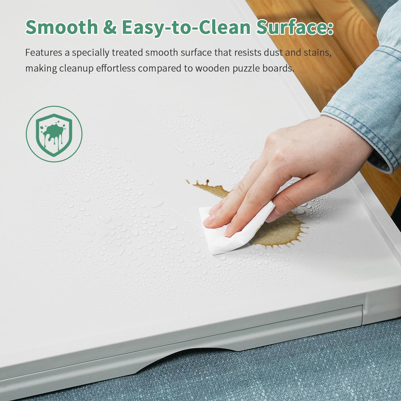 ALL4JIG large 34.25x26.38 inch surface for big puzzles.