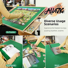 ALL4JIG puzzle table easy-assembly lets you set up quickly.