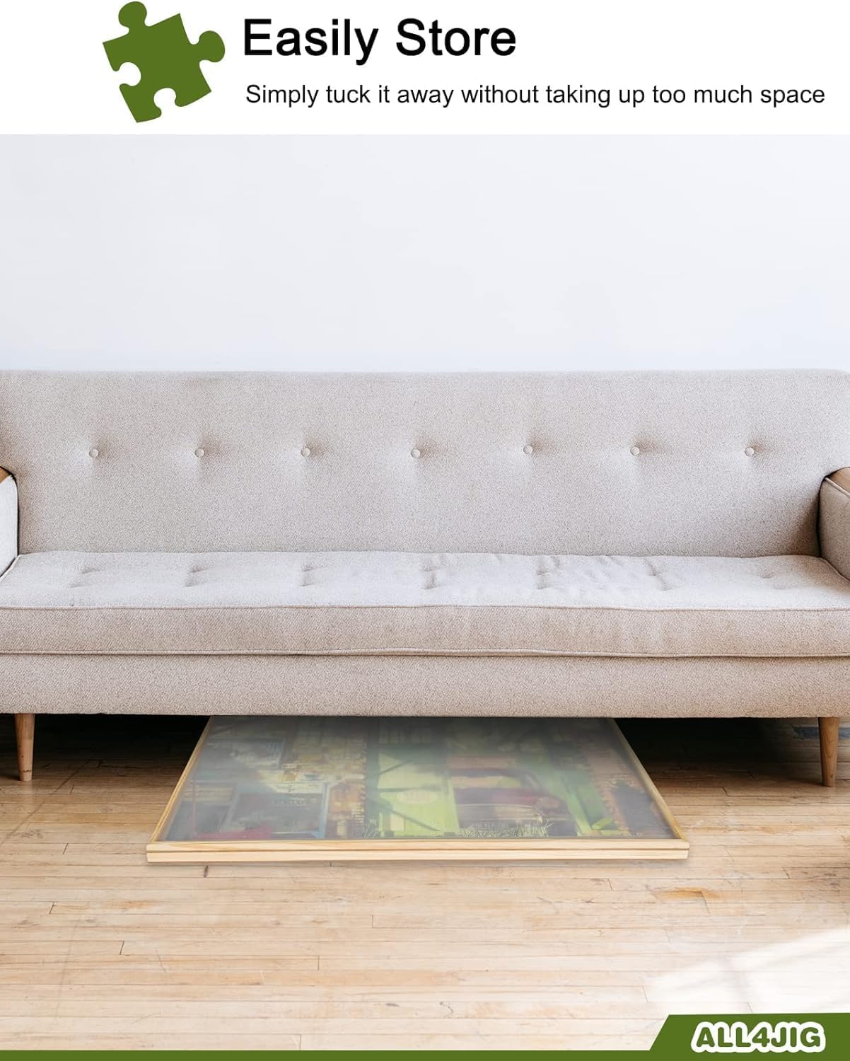 ALL4JIG puzzle table is a family-friendly gift for puzzle lovers.