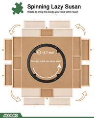 ALL4JIG smooth non-slip surface supports steady puzzle assembly.