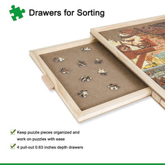 All4JIG protective translucent cover guards your masterpiece from dust.