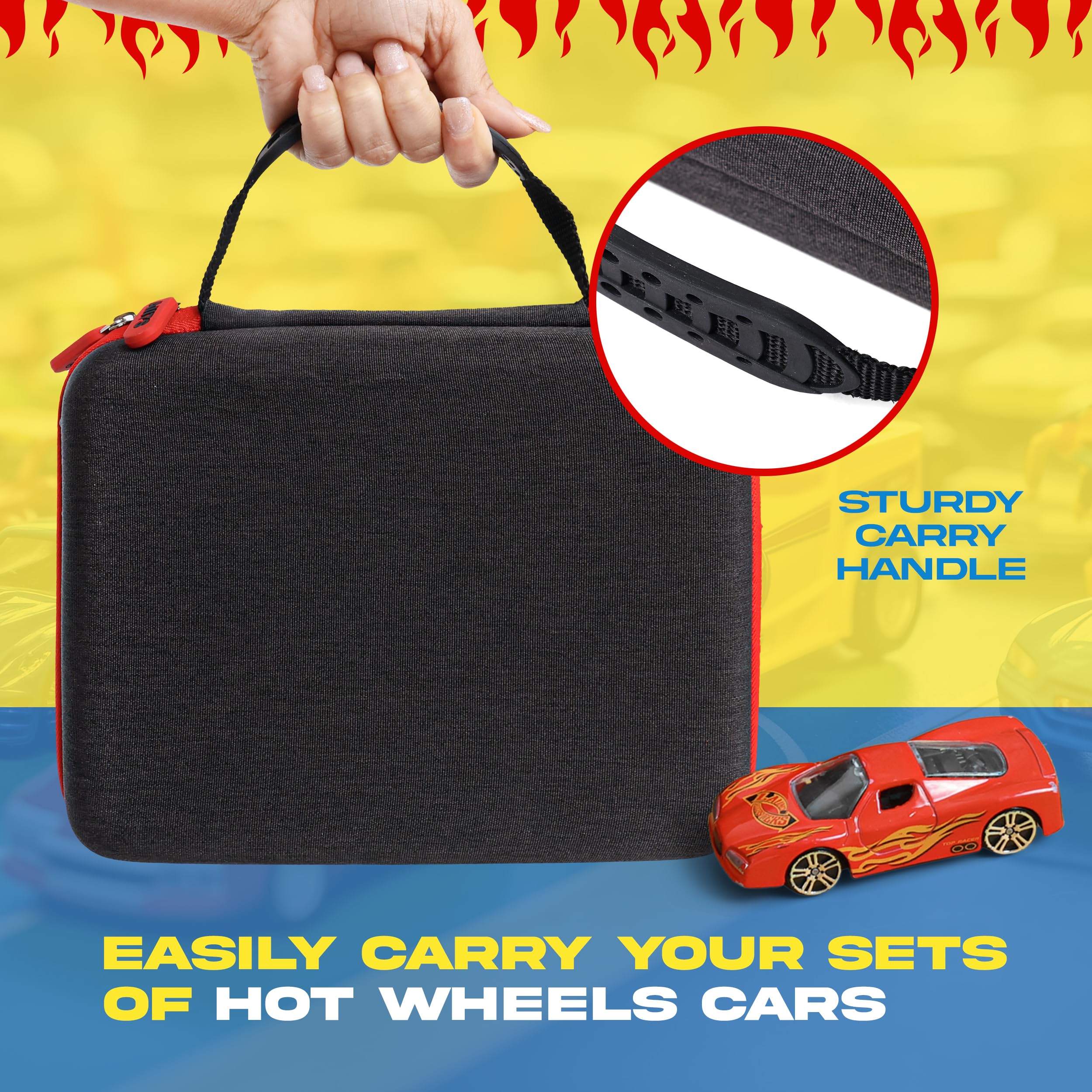 All7s portable toy car storage for travel and outings