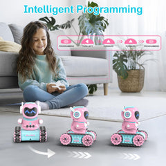 ALLCELE programming mode lets kids command unique robot actions
