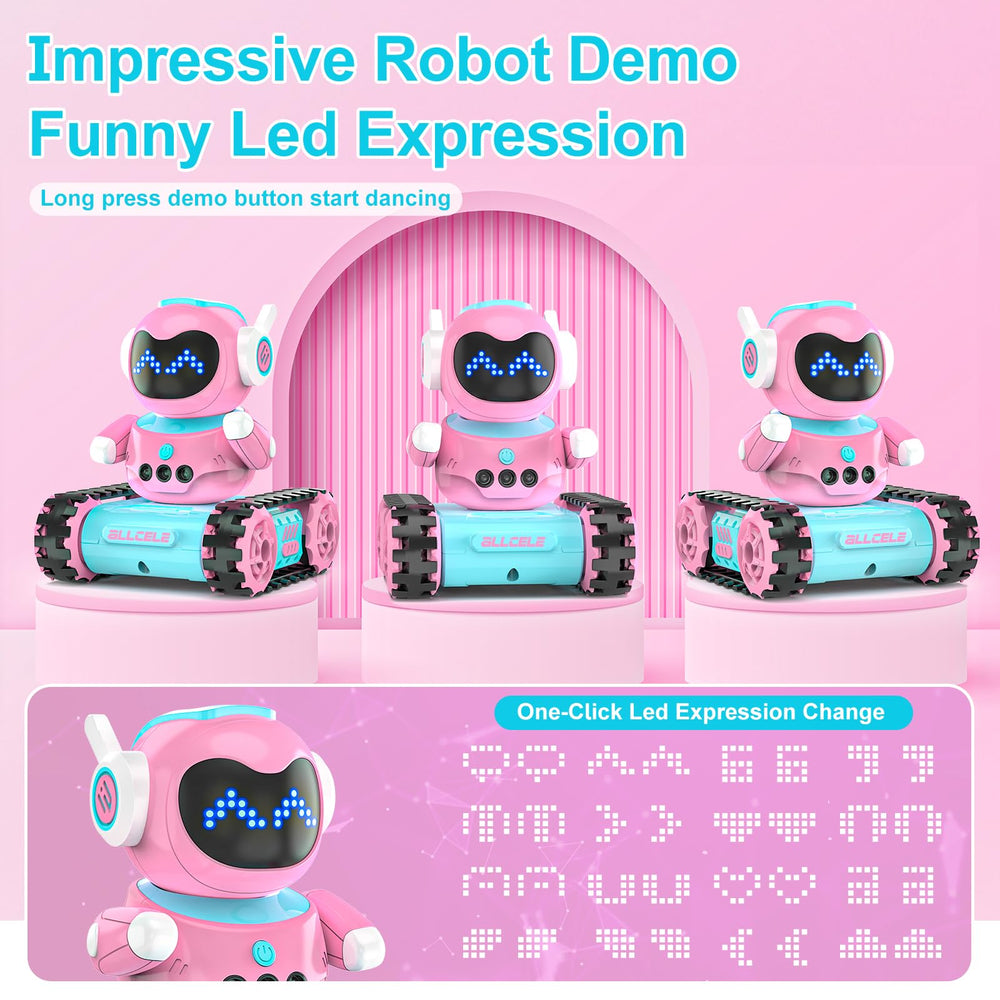 ALLCELE RC robot remote control enables easy one-handed operation
