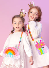 Alldriey Pop Purse Kid-Friendly Material ensures safe, durable play.