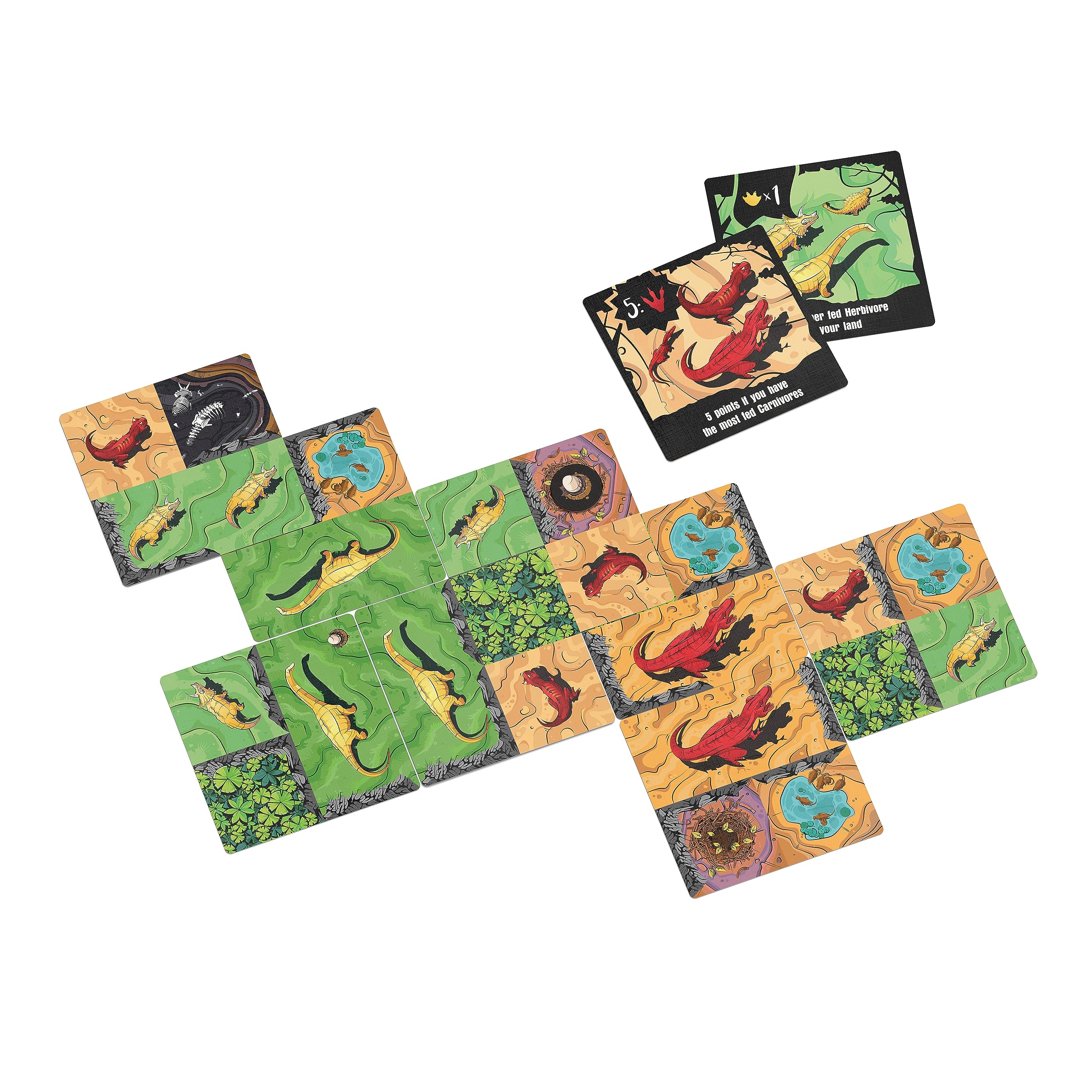 Allplay Chomp building a dino land creates a playful theme.
