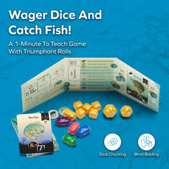 Allplay Lure Board Game: wager dice behind a screen to build suspense