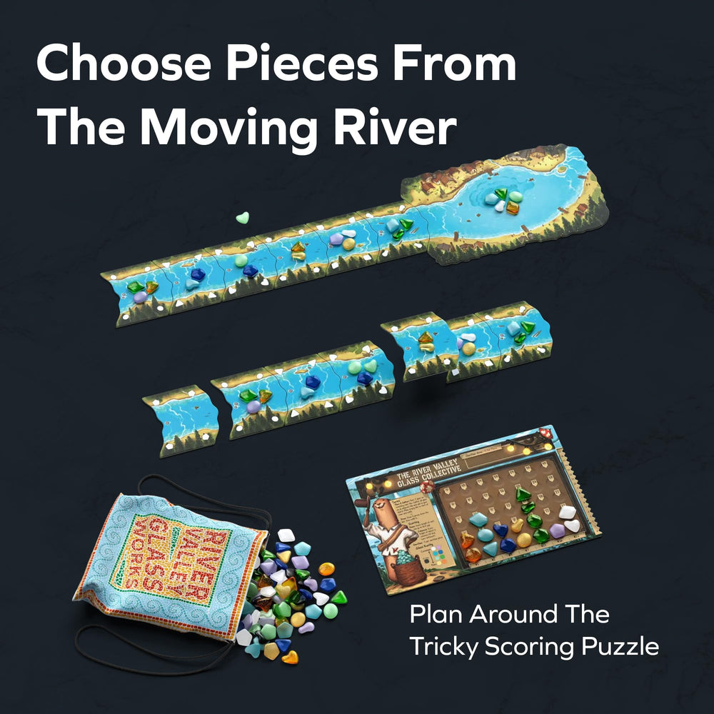 Allplay River Valley Deluxe custom wood meeples feel sturdy and tactile.